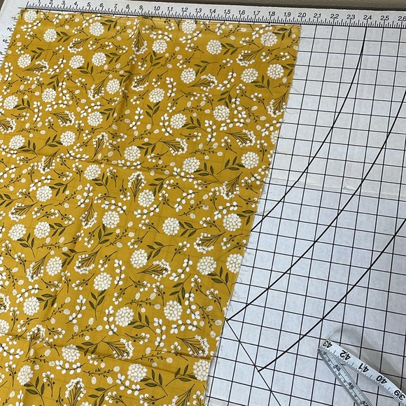 3 pieces vintage fabric remnants, cotton, cotton blend, varying sizes - Picture 5 of 14